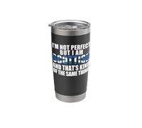 I'm NOT Perfect BUT Scottish Kinda Same Thing Meme ON Back Stainless Steel Insulated Tumbler