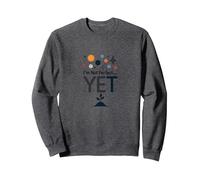 Im Not Perfect Yet The Power of Yet Motivational Quote Sweatshirt, Adult Unisex, Dark Heather Grey, M