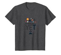 Im Not Perfect Yet The Power of Yet Motivational Quote T-Shirt, Kids, Dark Heather Grey, 2 Years