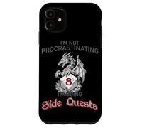 I'm Not Procrastinating I'm Doing Side Quests | Dragon Dice Case for iPhone 11