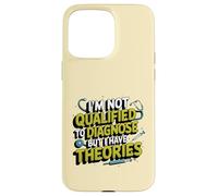 I'm not qualified to diagnose but I have theories psychology Case for iPhone 15 Pro Max