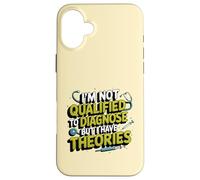 I'm not qualified to diagnose but I have theories psychology Case for iPhone 16 Plus
