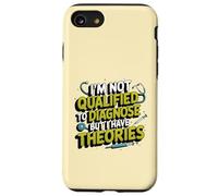 I'm not qualified to diagnose but I have theories psychology Case for iPhone SE (2020) / 7 / 8
