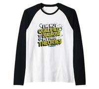 I'm not qualified to diagnose but I have theories psychology Raglan Baseball Tee