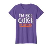 Im Not Quiet Im Plotting Sarcastic Introvert Gift Funny T-Shirt