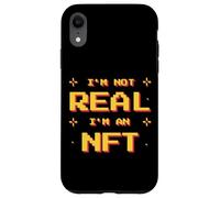 Im Not Real NFT Crypto Meme Gamer Design Case for iPhone XR