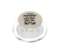 I'm Not Responsible For What My Face Does... Sarcastic Humor PopSockets PopGrip for MagSafe