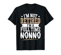 I'm Not Retired I'm a Full-Time Nonno Retirement Vintage T-Shirt