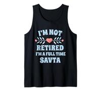I'm Not Retired I'm A Full-Time SAVTA Hebrew Grandma Jewish Tank Top