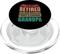 I'm Not Retired I'm A Professional Grandpa PopSockets PopGrip for MagSafe