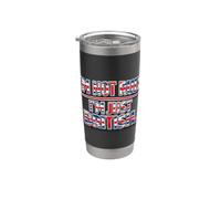 I'm Not Rude I'm Just British British Humor UK Pride Stainless Steel Insulated Tumbler