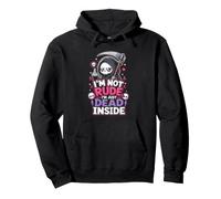 Im Not Rude Im Just Dead Inside Grim Reaper Pullover Hoodie