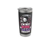 Im Not Rude Im Just Dead Inside Grim Reaper Stainless Steel Insulated Tumbler