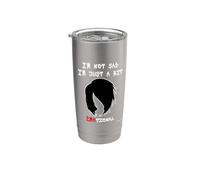 I'm Not Sad Just A Bit Emotional Emo alt Alternative Dark Stainless Steel Insulated Tumbler