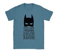 Im Not Saying Im Batman Mens T-Shirt XX-Large Denim Funny Joke Quote Gift