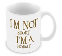 I'm NOT Short I'm A Hobbit Ceramic White 11oz Mug by FT