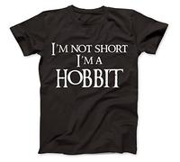 I'm Not Short I'm A Hobbit T-Shirt Black