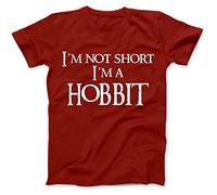 I'm Not Short I'm A Hobbit T-Shirt Red