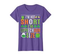 I'm Not Short I'm Leprechaun Size Patricks Day Men Women Tee T-Shirt