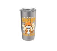 I'm Not Short I'm Stoat-Sized Cute Weasel Stainless Steel Insulated Tumbler