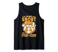I'm Not Short I'm Stoat-Sized Cute Weasel Tank Top