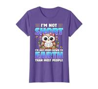 I'm Not Short Owl Lovers Funny Cute T-Shirt