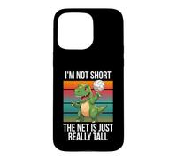 I'm Not Short The Net Is Just Really Tall T-Rex Volleyball Case for iPhone 15 Pro Max