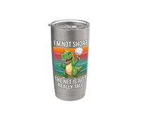 I'm Not Short The Net is Just Really Tall T-Rex Volleyball Stainless Steel Insulated Tumbler