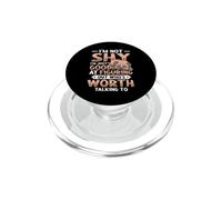 Im Not Shy Im Just Good At Figuring Out Who´s Worth Talking PopSockets PopGrip for MagSafe