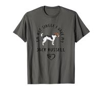I'm Not Single I Have My Jack Russell Dog Valentine's Day T-Shirt