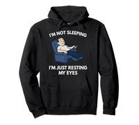 I'm Not Sleeping I'm Just Resting My Eyes Fathers Day Dad Pullover Hoodie