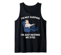 I'm Not Sleeping I'm Just Resting My Eyes Fathers Day Dad Tank Top