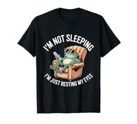 I'm Not Sleeping I'm Just Resting My Eyes Funny Fathers Day T-Shirt