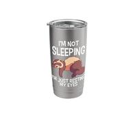 I'm Not Sleeping I'm Just Resting My Eyes Weasel Ferret Stainless Steel Insulated Tumbler