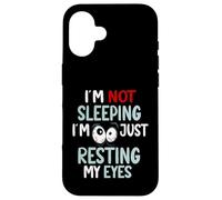 I'm Not Sleeping Just Resting My Eyes Funny Nap Humor Case for iPhone 16