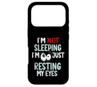 I'm Not Sleeping Just Resting My Eyes Funny Nap Humor Case for iPhone 17 Pro