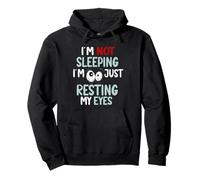 I'm Not Sleeping Just Resting My Eyes Funny Nap Humor Pullover Hoodie