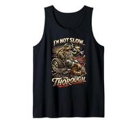 I'm Not Slow I'm Thorough Funny Mechanic Turtle Funny Tank Top