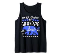 I'm Not Spoiled Baby Bear My Grandad Just Loves Me Team Boy Tank Top