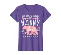 I'm Not Spoiled Babysitter Bear My Nanny Loves Me Tiny Team T-Shirt