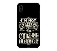 Im Not Stressed Chilling The Fourth Out Funny Introvert Case for iPhone XS Max