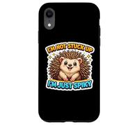 I'm Not Stuck Up I'm Just Spiky Quills Hedgehog Erinaceinae Case for iPhone XR