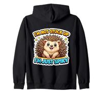 I'm Not Stuck Up I'm Just Spiky Quills Hedgehog Erinaceinae Zip Hoodie
