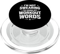 I'm Not Swearing I'm Using My Workout Words - Pilates Lover PopSockets PopGrip for MagSafe