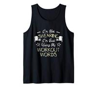 Im Not Swearing Just Using My Workout Words - Gym Fitness Tank Top