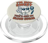 I'm Not Sweet It's Just My Blood Sugar Type 1 Diabetes Retro PopSockets PopGrip for MagSafe