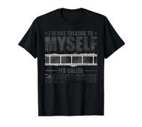 I'm Not Talking to Myself, Its Called Monologue Value Graphic T-Shirt, Men, Black, XL