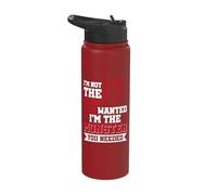 I'm Not The Hero I'm The Monster You Needed Stainless Steel Insulated Water Bottle
