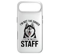 I'm Not The Owner I'm The Staff Funny Husky Dog Case for iPhone Air