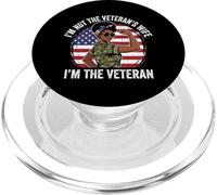 I'm Not The Veterans Wife Im The Veteran Black Veteran Women PopSockets PopGrip for MagSafe